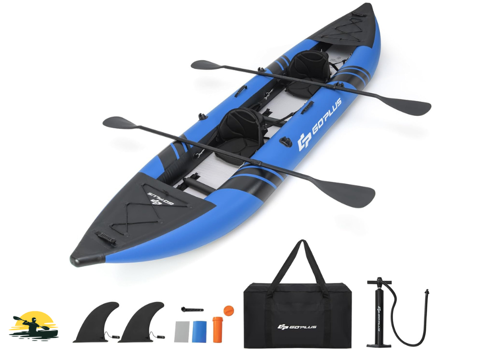 Goplus 2-Person Inflatable Canoe Kayak