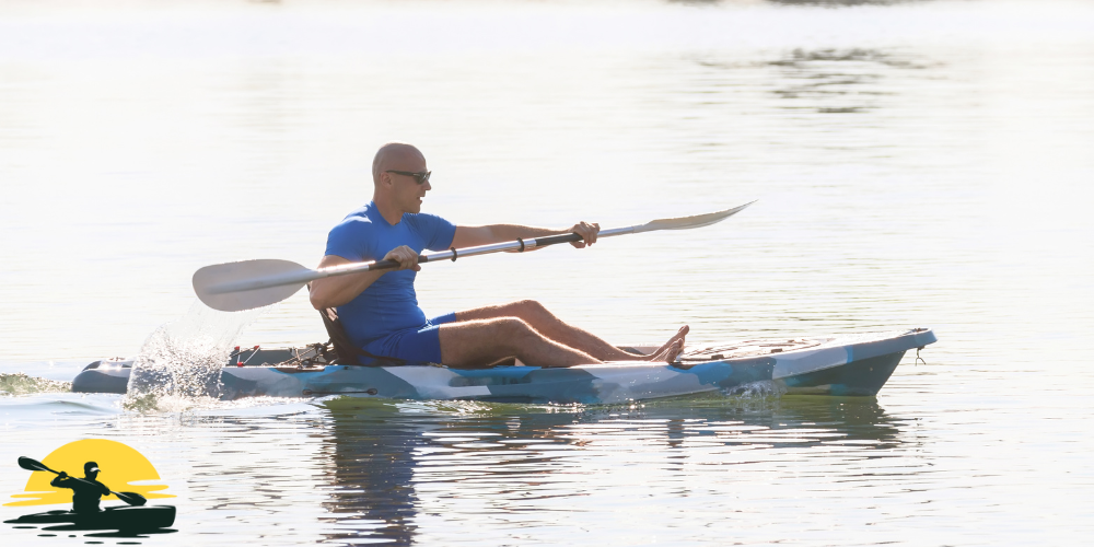 Holding the paddle