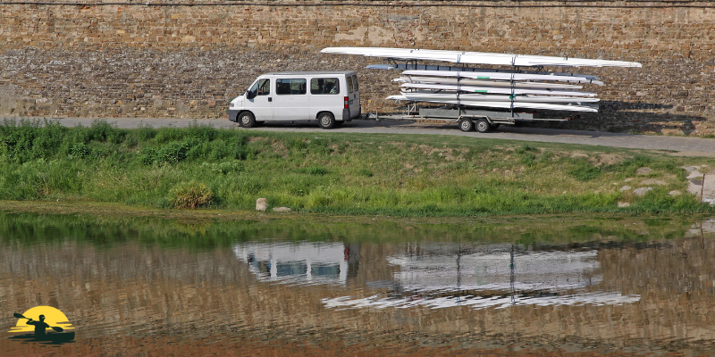 transporting kayak