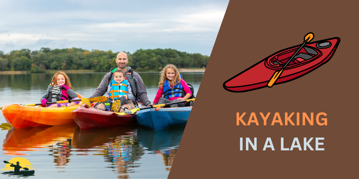 Kayaking in a Lake