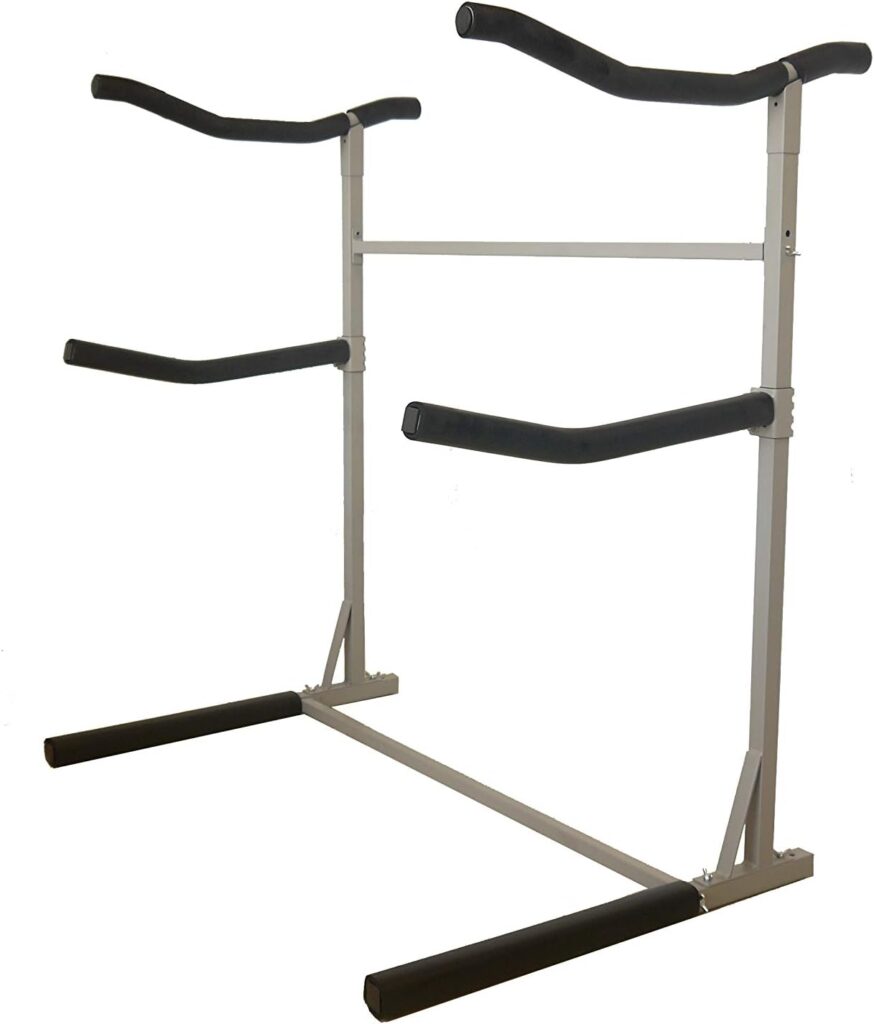 SpareHand Freestanding Dual Kayak Rack