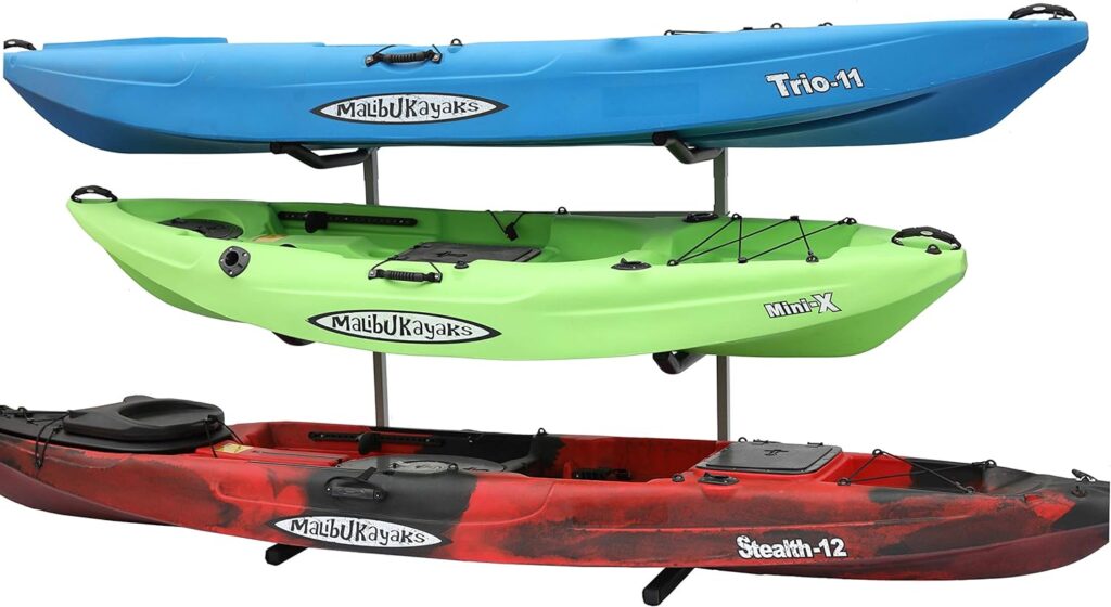 SpareHand Freestanding Dual Kayak Rack