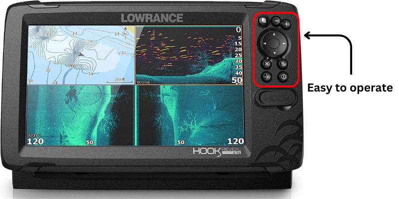 Lowrance HOOK Reveal 9 TripleShot