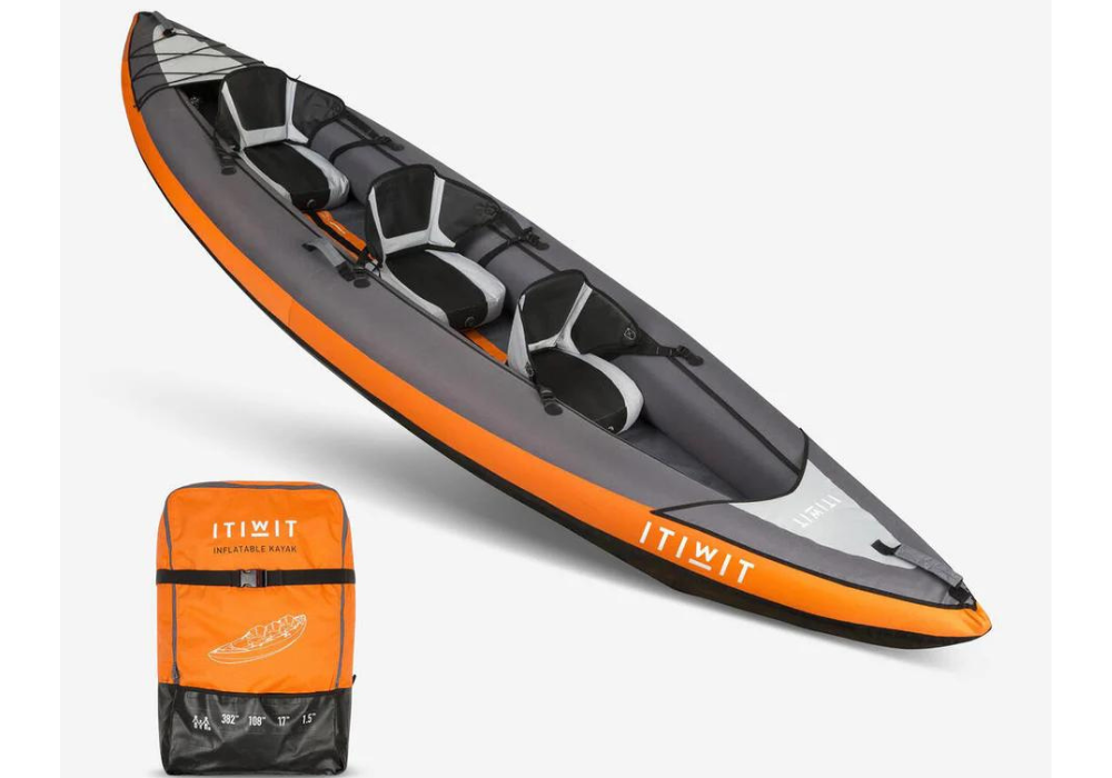 Decathlon 100 2/3 PERSON TOURING INFLATABLE KAYAK