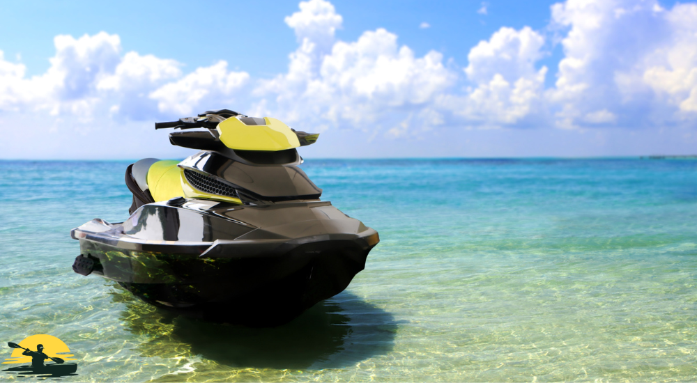 A jet ski on the water 