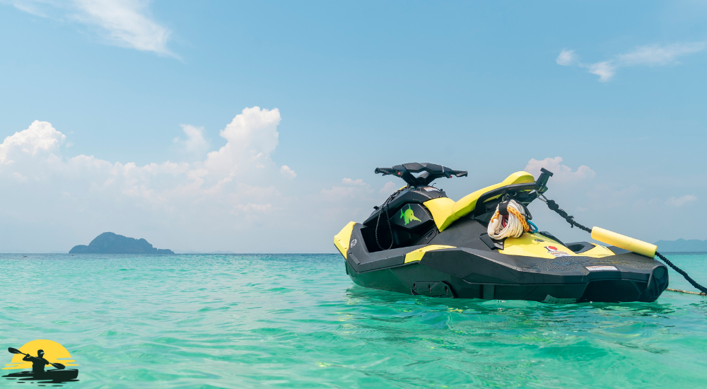 jet ski on the water