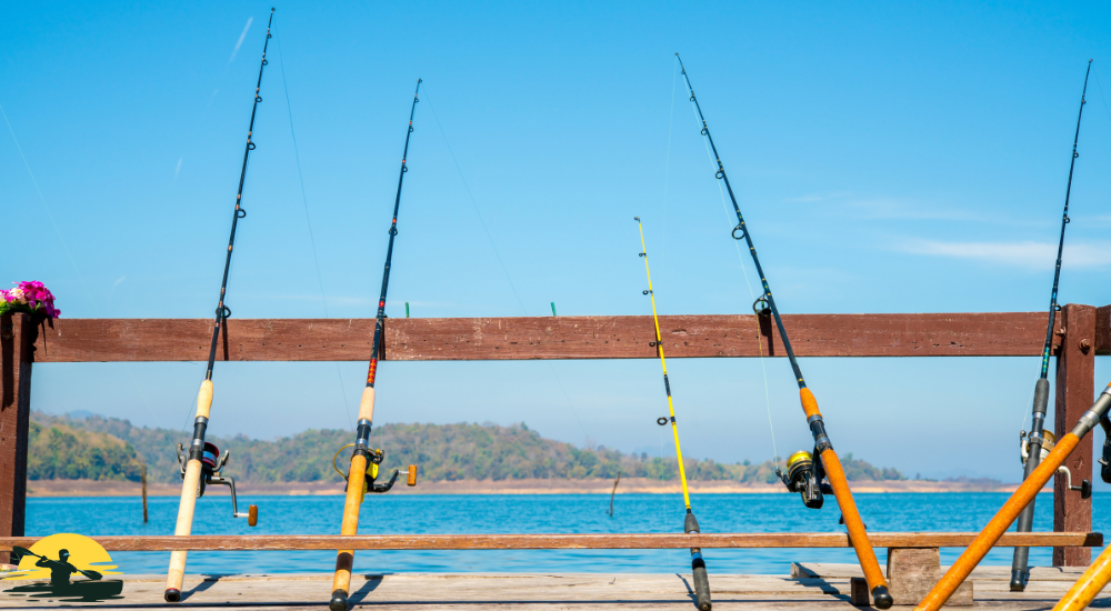 some fishing pole