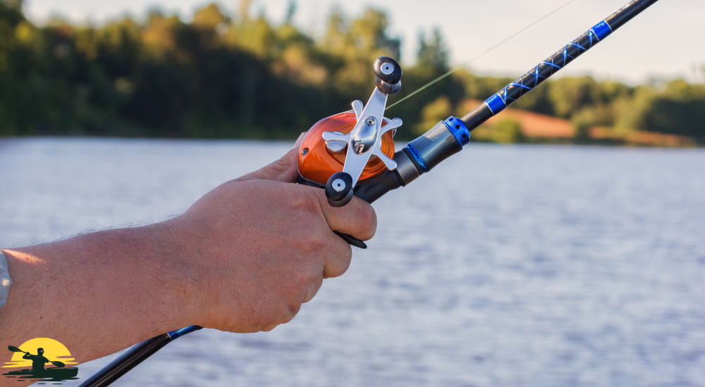 fishing with fishing rod