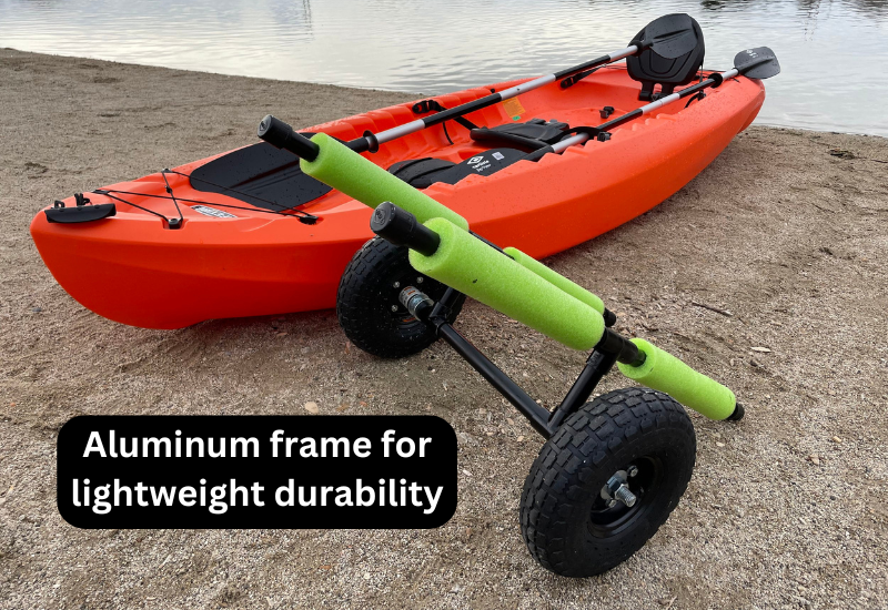 Kayak and a kayak cart