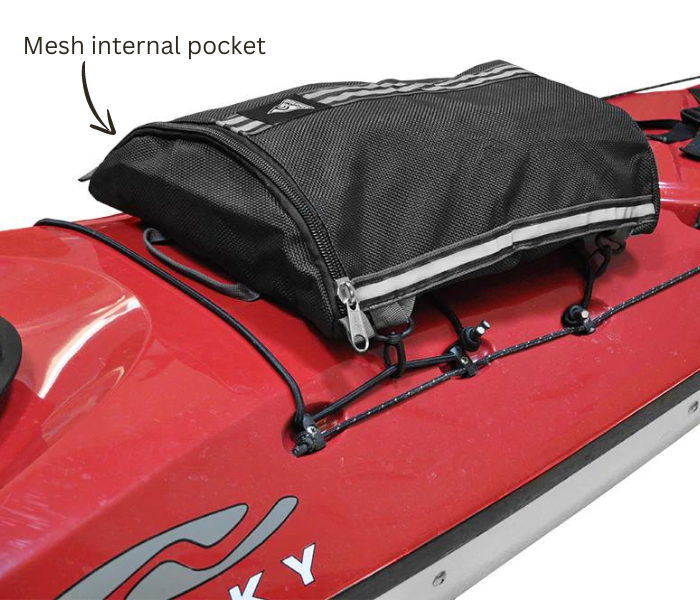 kayak and deck bag