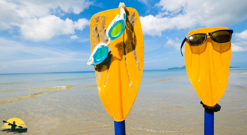 Sunglass on paddle